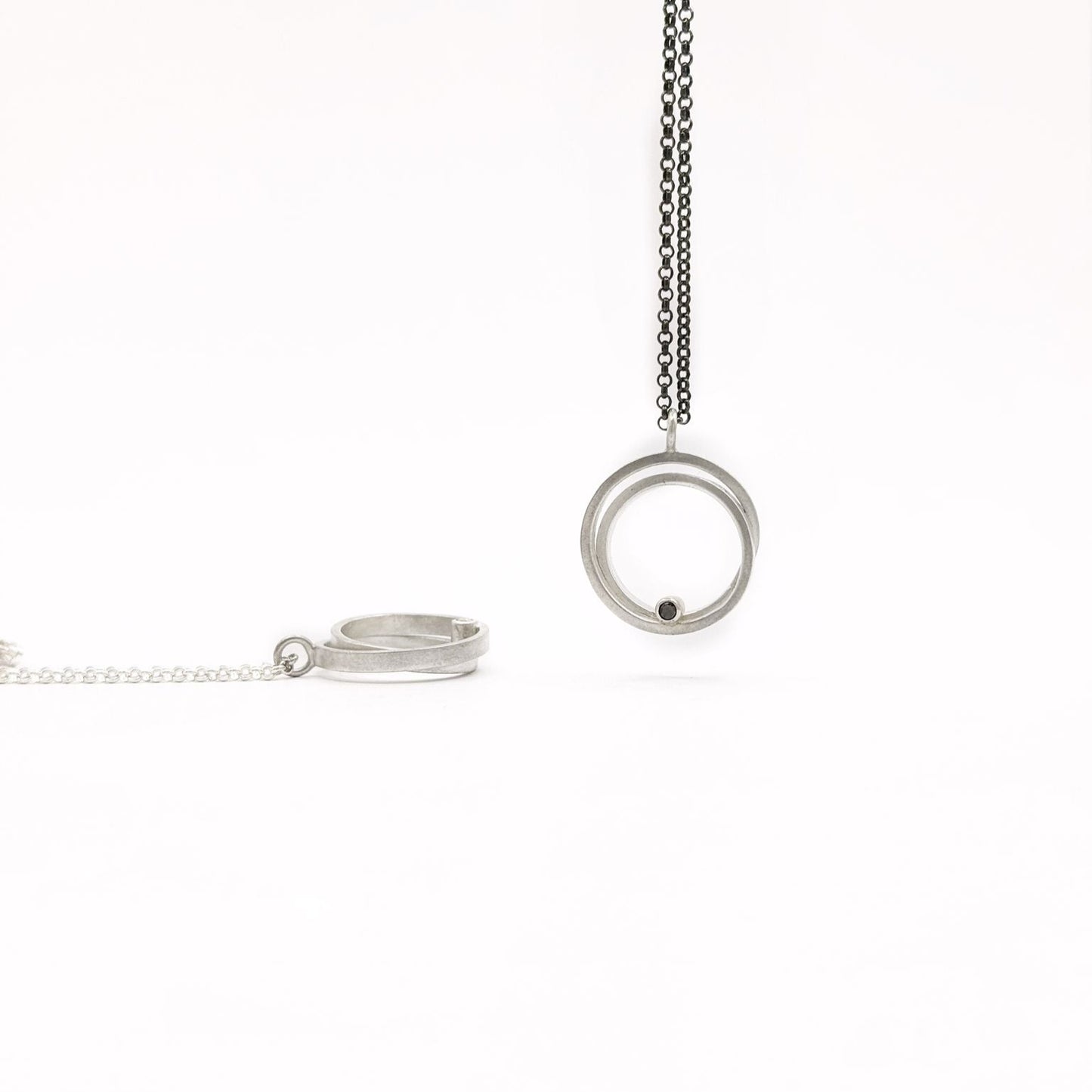 Colgante VINCLES ♥ diamante NEGRO