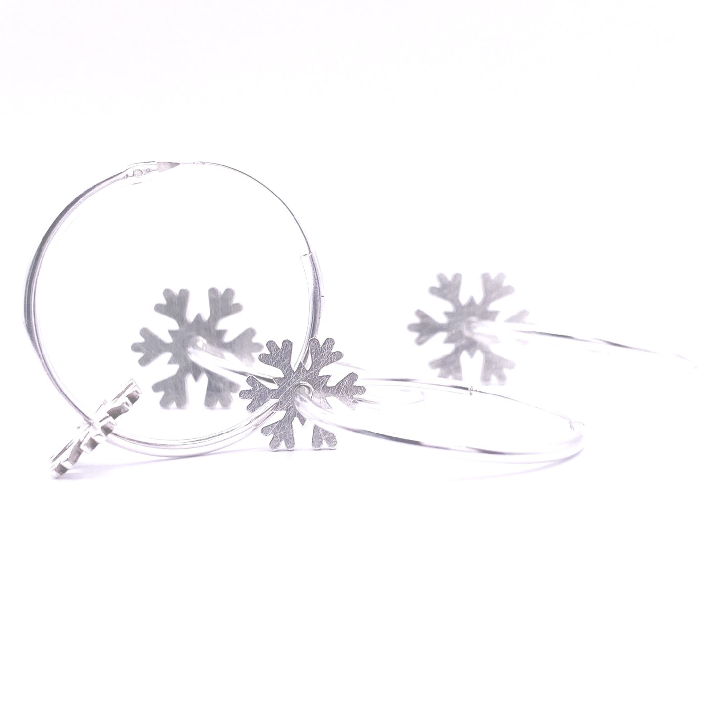 Pendientes COPO de nieve aro