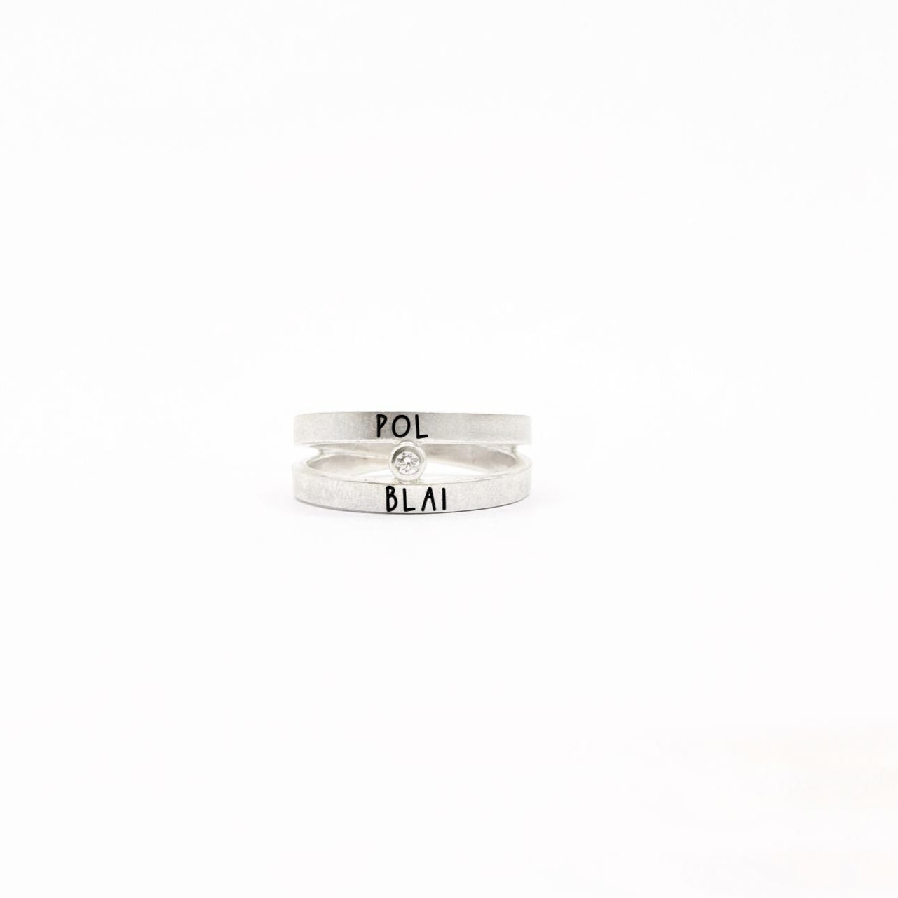 Anillo VINCLES ♡ diamante BLANCO