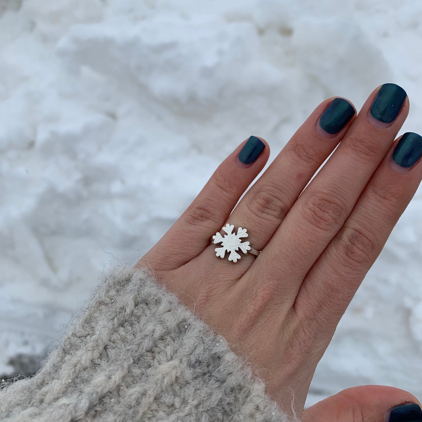 Anillo COPO de nieve · GRANDE
